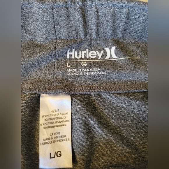 Hurley Heather Gray Kids Leggings, Size Large - Picture 6 of 7
